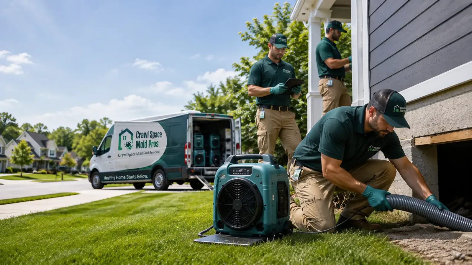 Crawl Space Mold Removal in North Chicago, IL